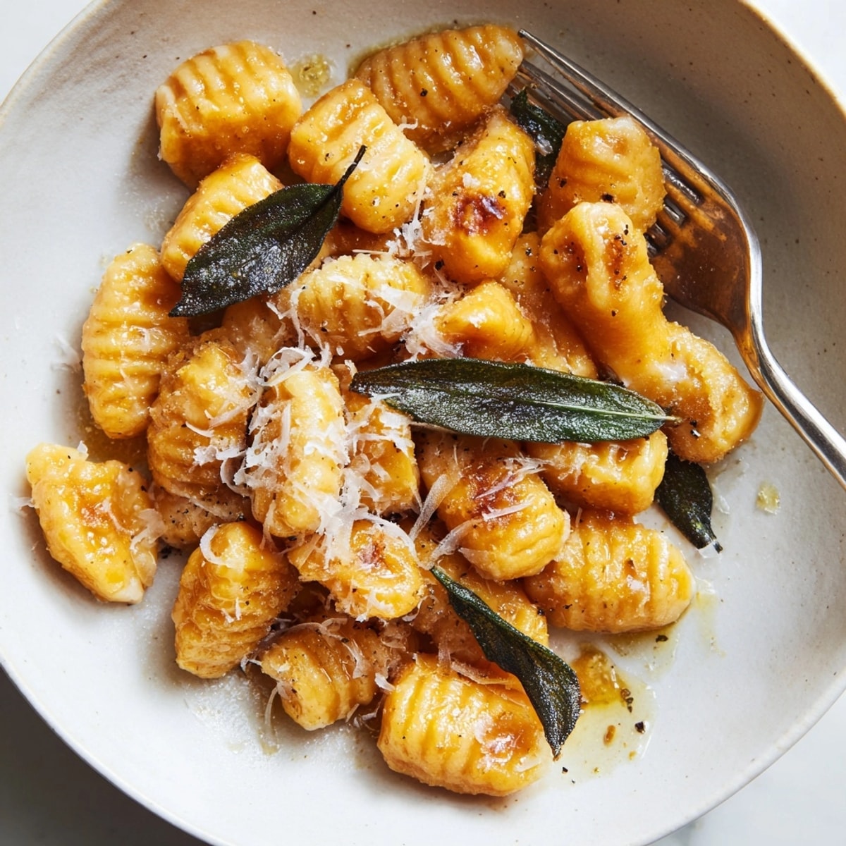 Here are 3 ALT image texts for the "Sweet Potato Gnocchi with Sage Butter" recipe, adhering to all specified constraints and translated to German: