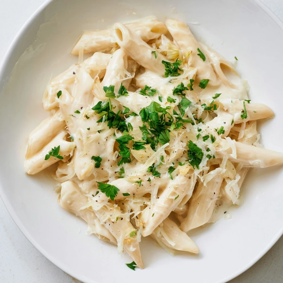 Cremige Pasta Sahnesoße