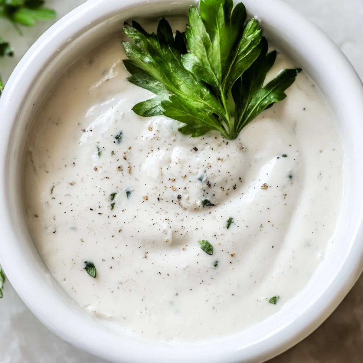 Cremiges Dressing für Salate