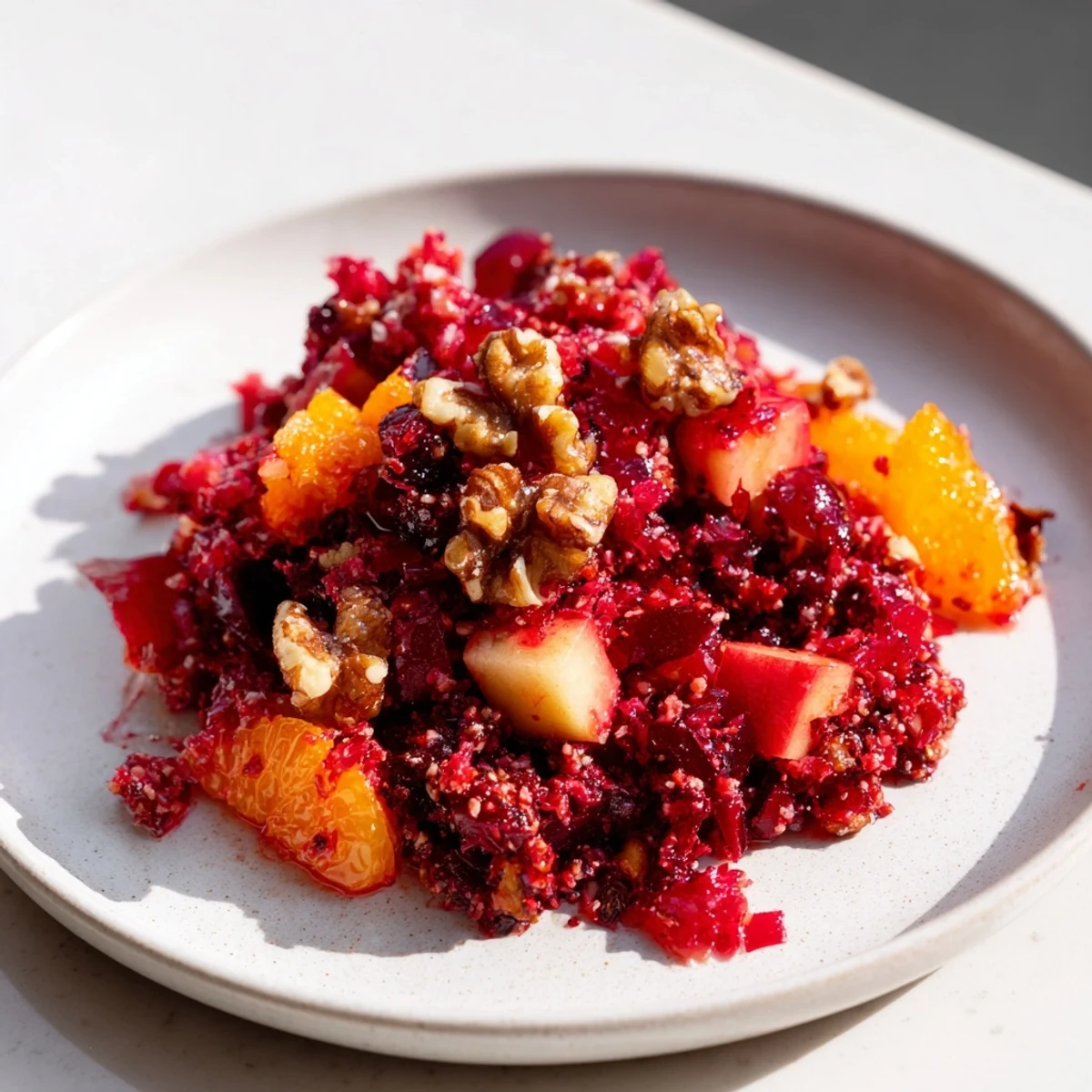Bright, homemade cranberry relish with a hint of cinnamon, ideal for turkey or ham.