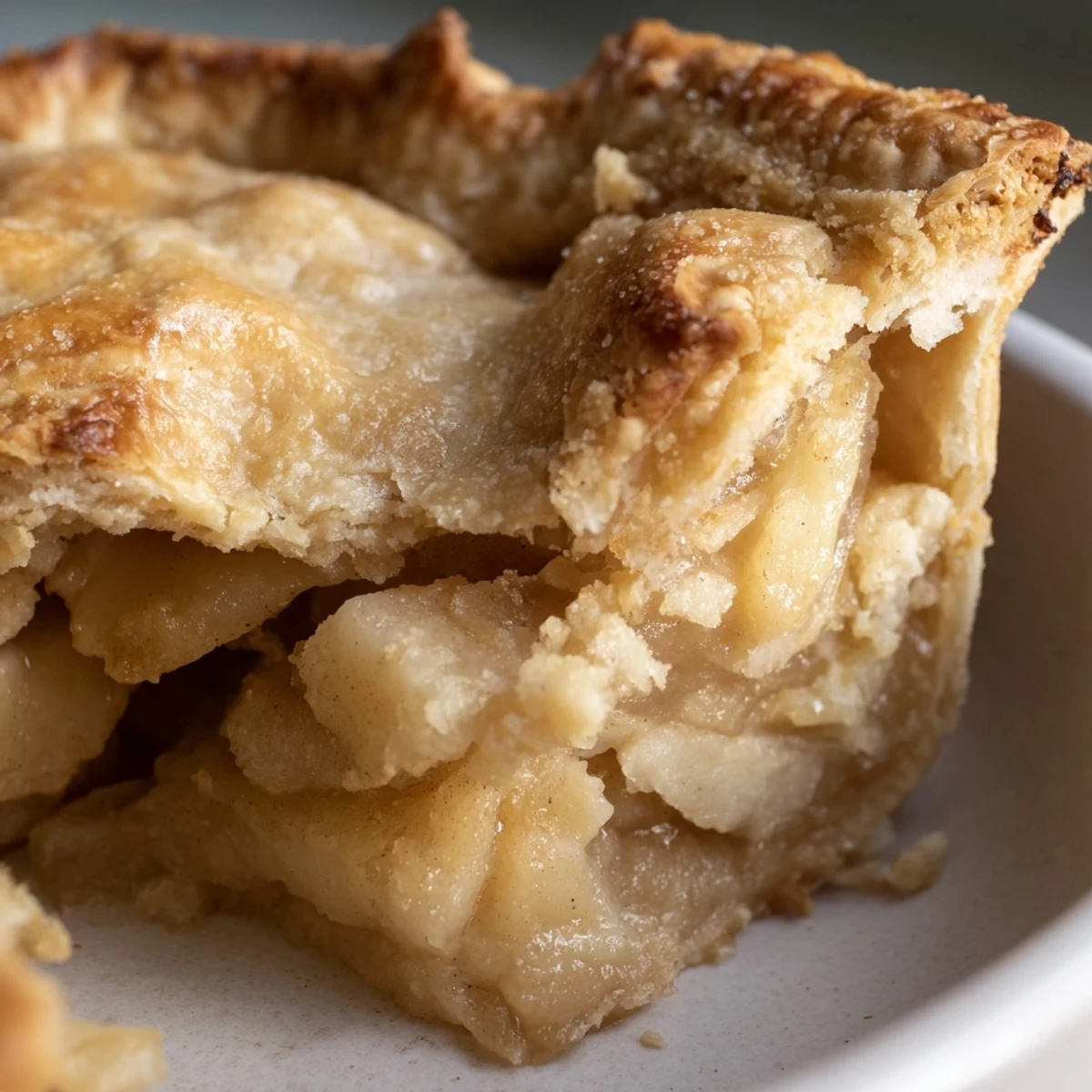 Knusprige goldene Teigkruste