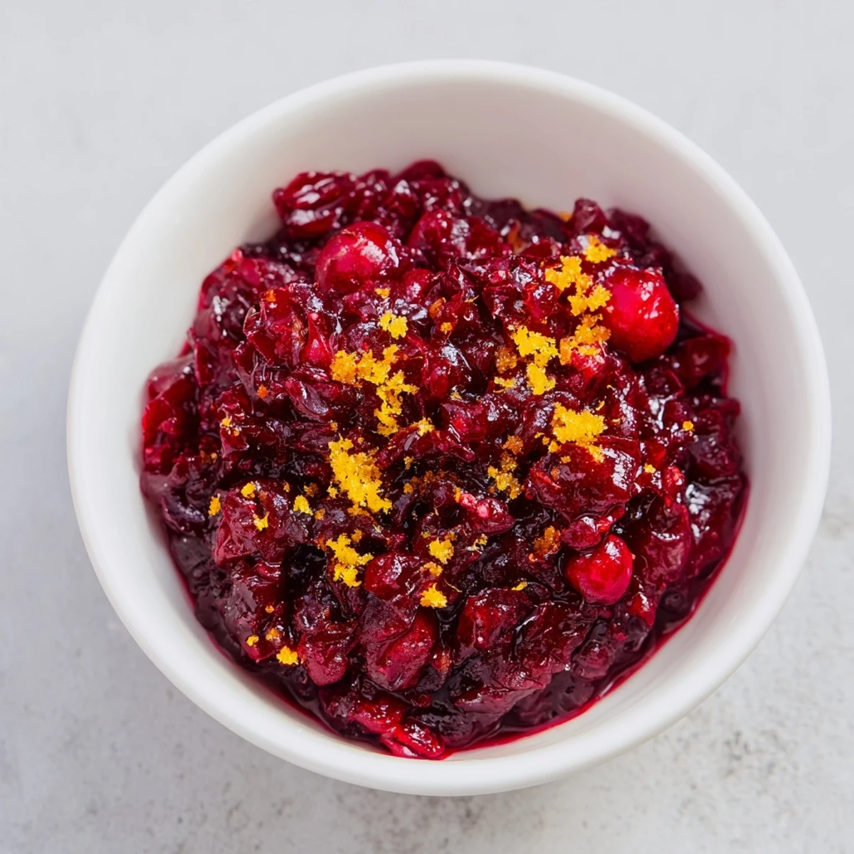 Cranberry mit Orangenzesten