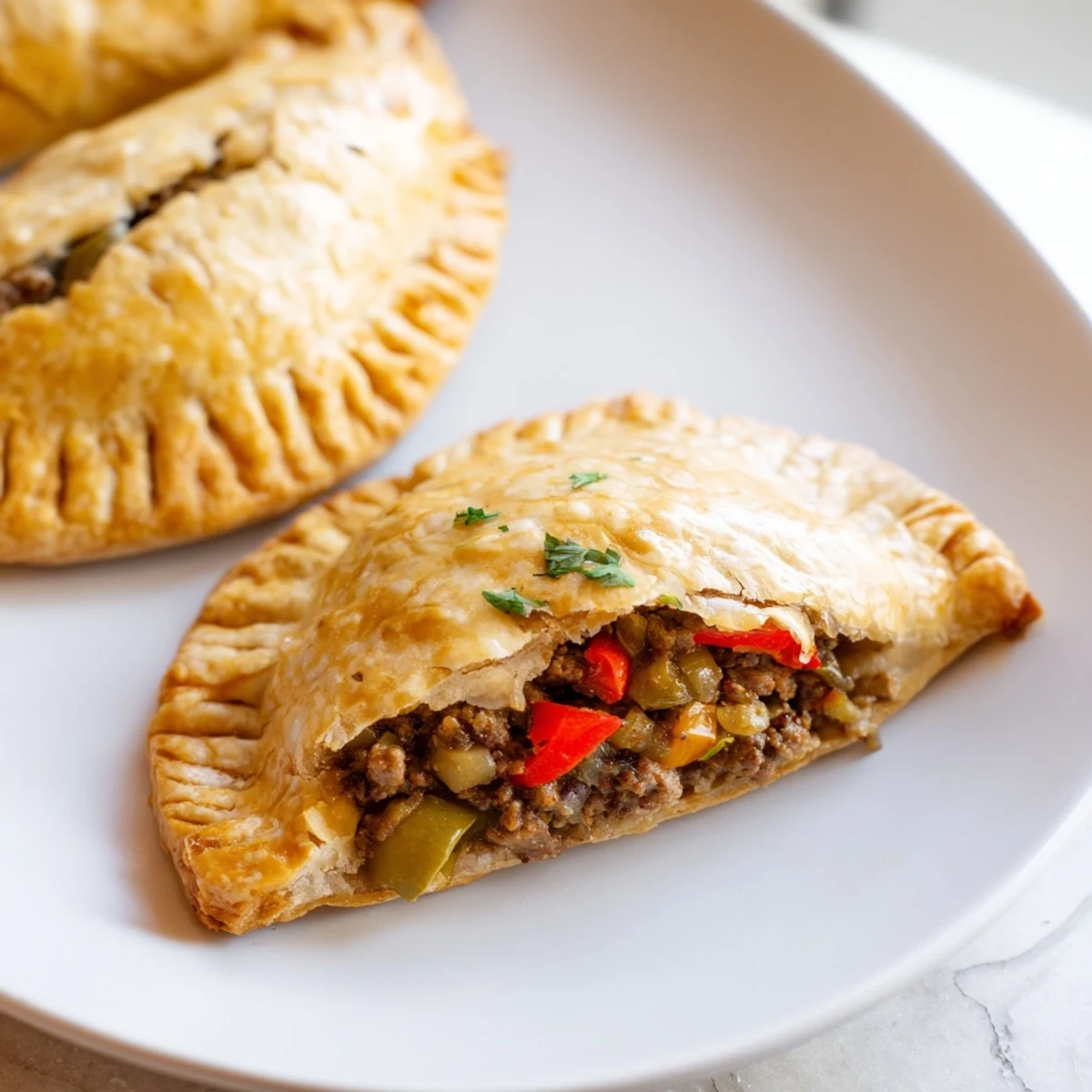 Gewürzte Rindfleisch Empanadas