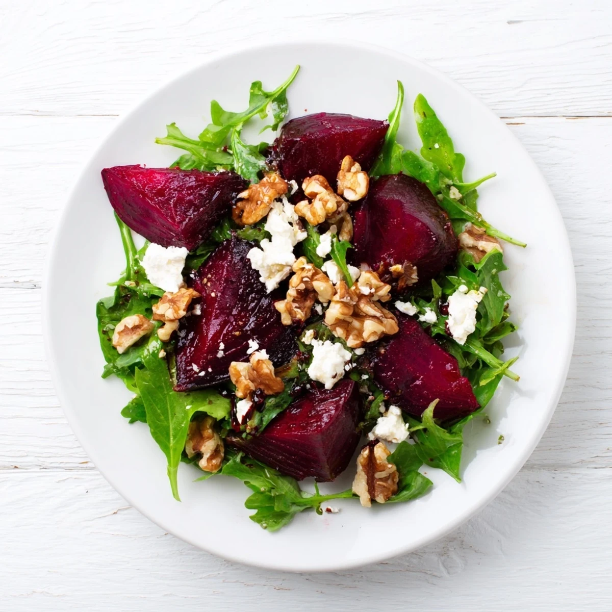 Geroestete Randen Walnuss Salat