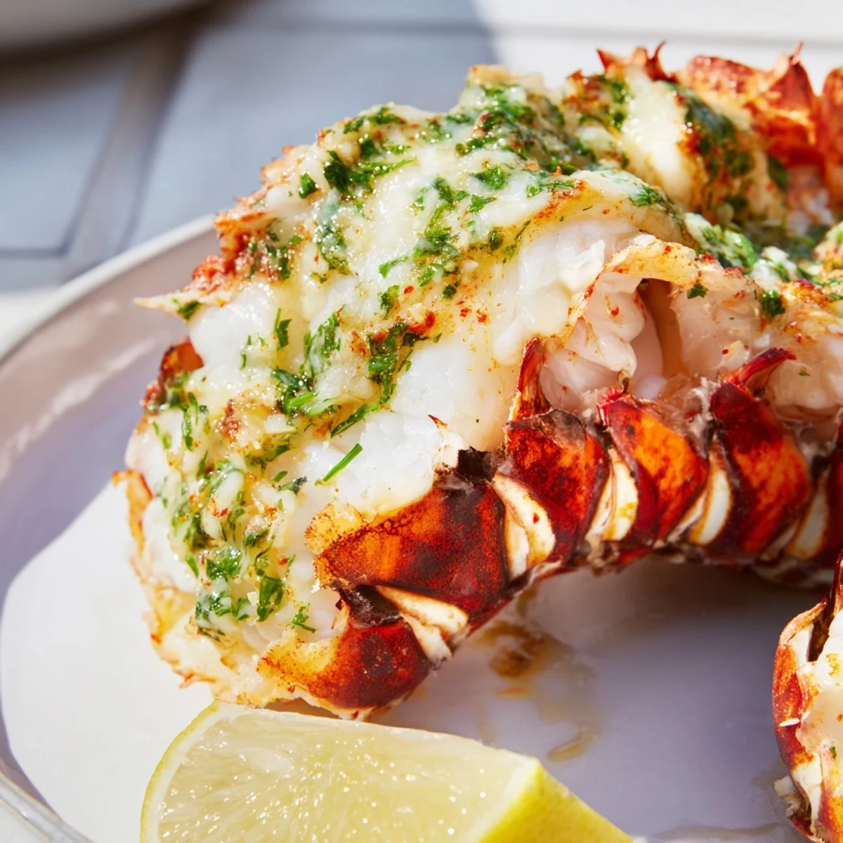 Knoblauch Butter Hummerschwanz