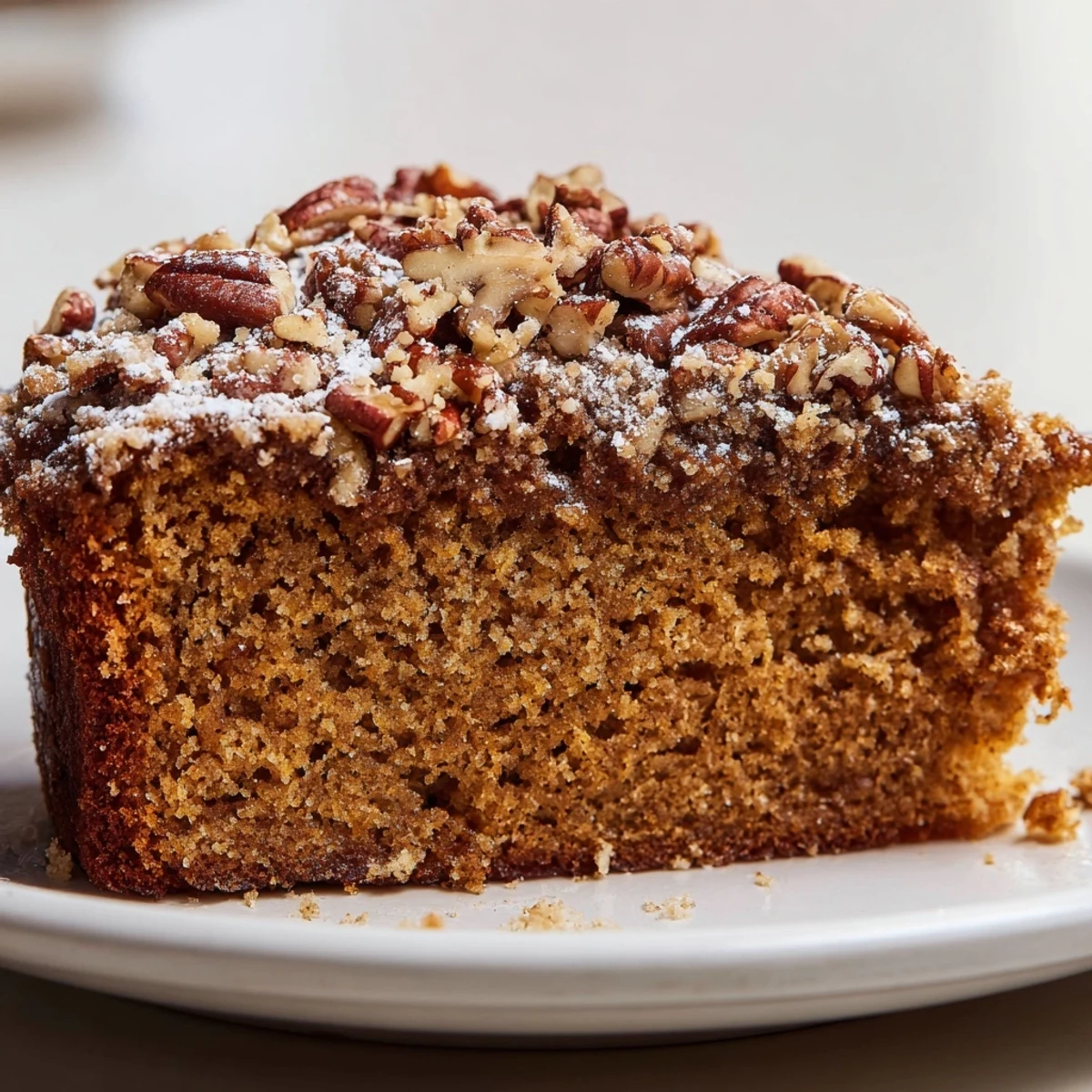 Gewürzter Kuchen ohne Rum