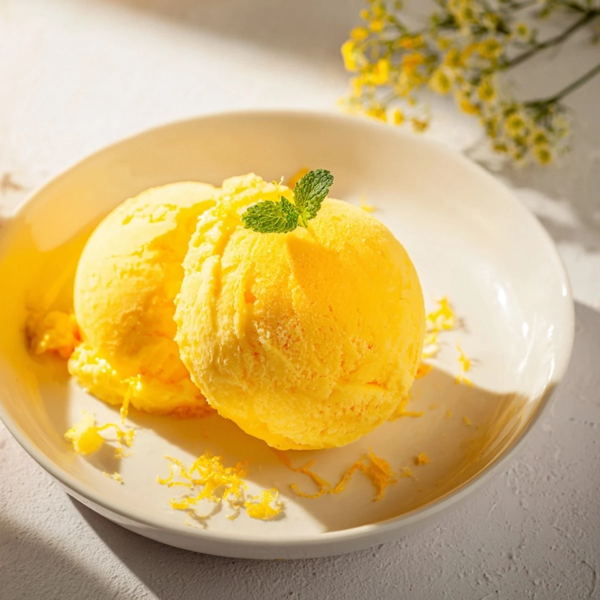 Lemon Sorbet Palate Cleanser