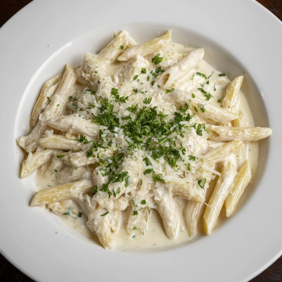 Cremige Pasta mit Parmesan