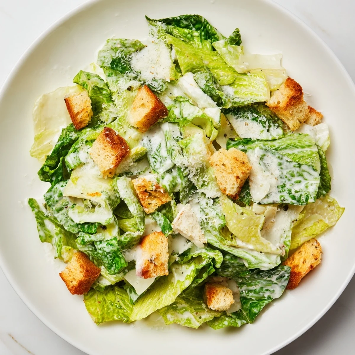 Cremiger Caesar Salat