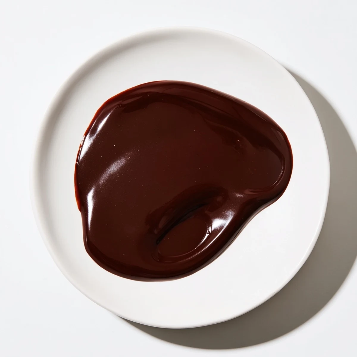 A jar of homemade chocolate syrup, ready to be added to coffee or milk, looks so tempting.
