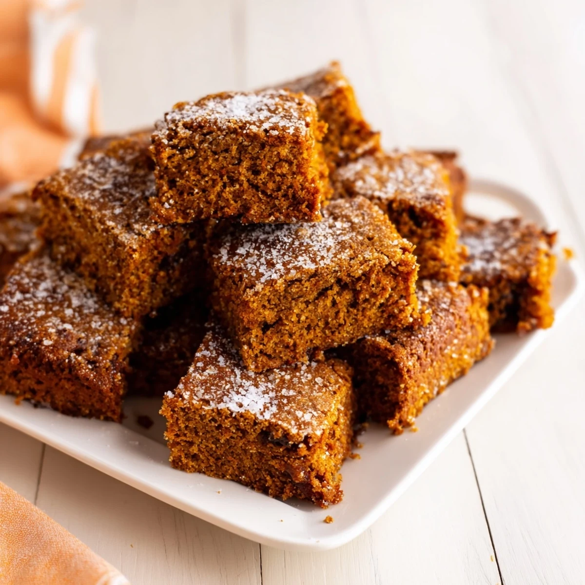 Warm, inviting image of freshly baked gingerbread, the perfect dessert for any occasion.