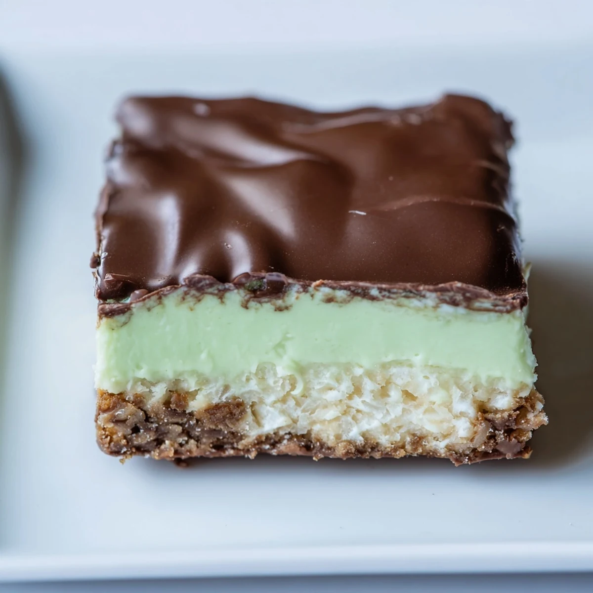 Peppermint Slice mit Schokolade