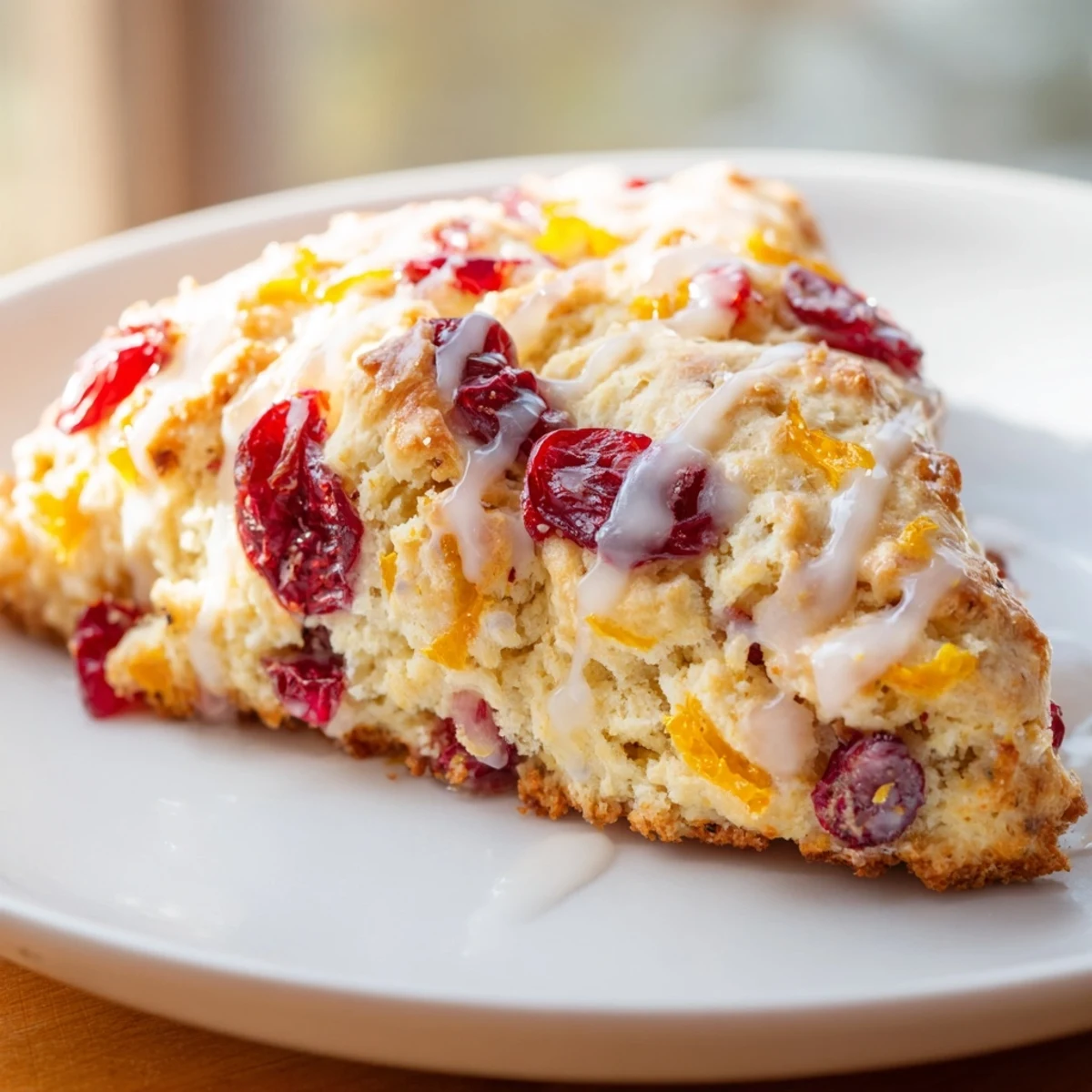 Cranberry Orange Scones Glaze