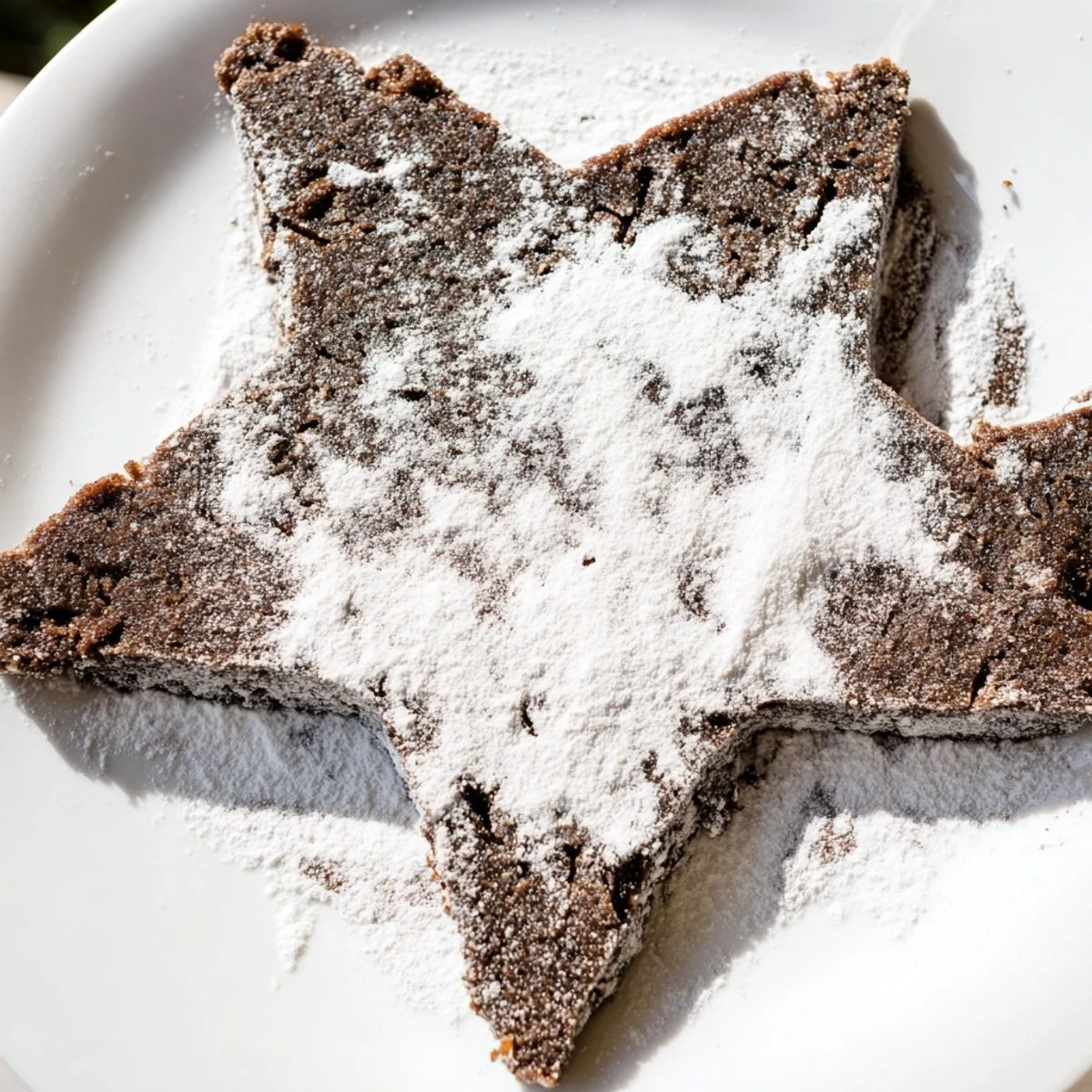 Close-up of Gingerbread Dough with Flour showing spiced texture and rich molasses color, ideal for holiday baking inspiration.