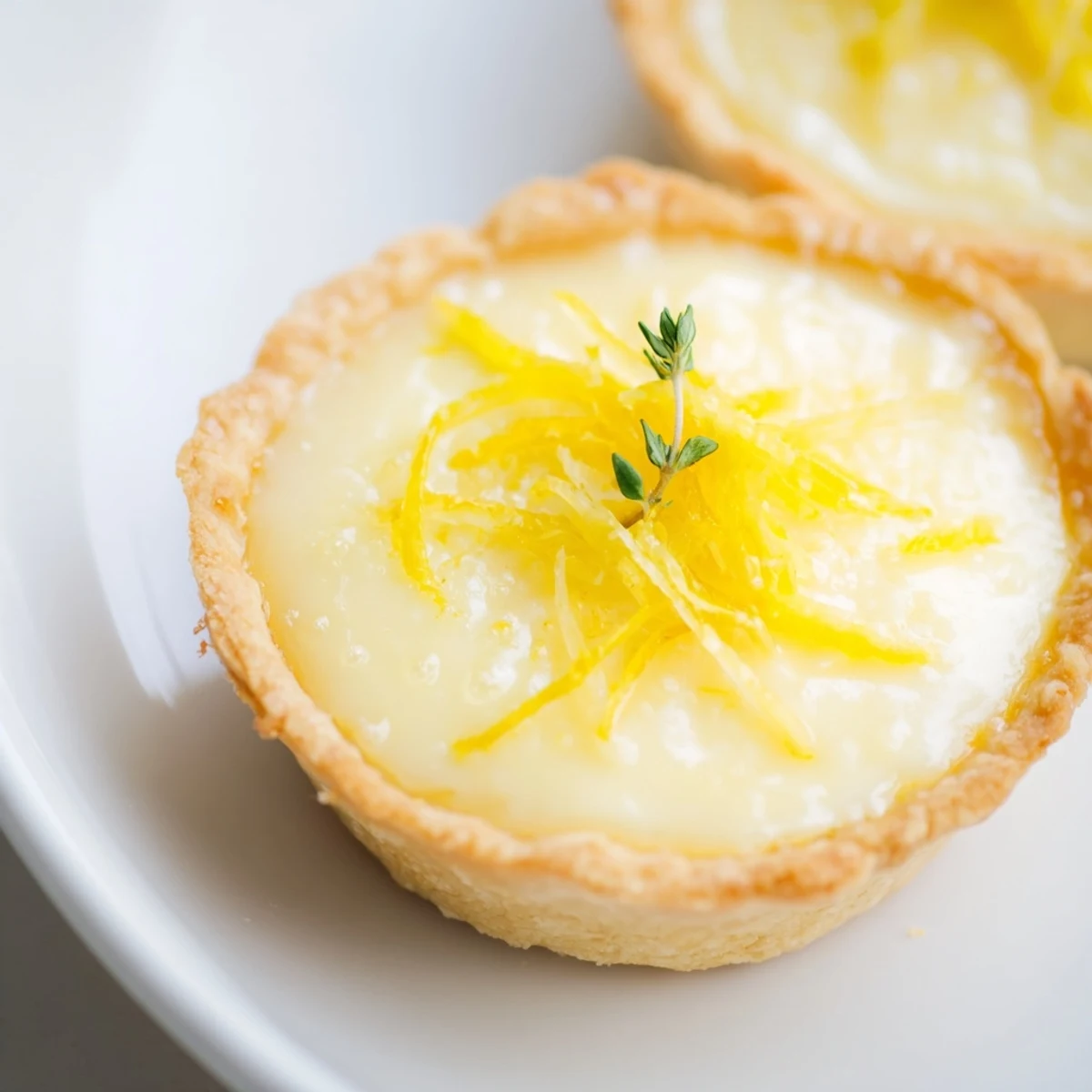 Genieße die Lemon Appetizer Tart warm oder gekühlt, perfekt als eleganter Appetizer.