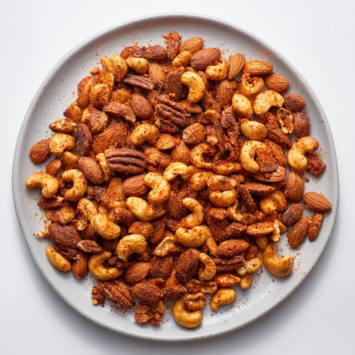 Genussvorschlag: Hauchdünne Spicy Snack Nuts Mix mit Bier oder spritzigem Limettentrank