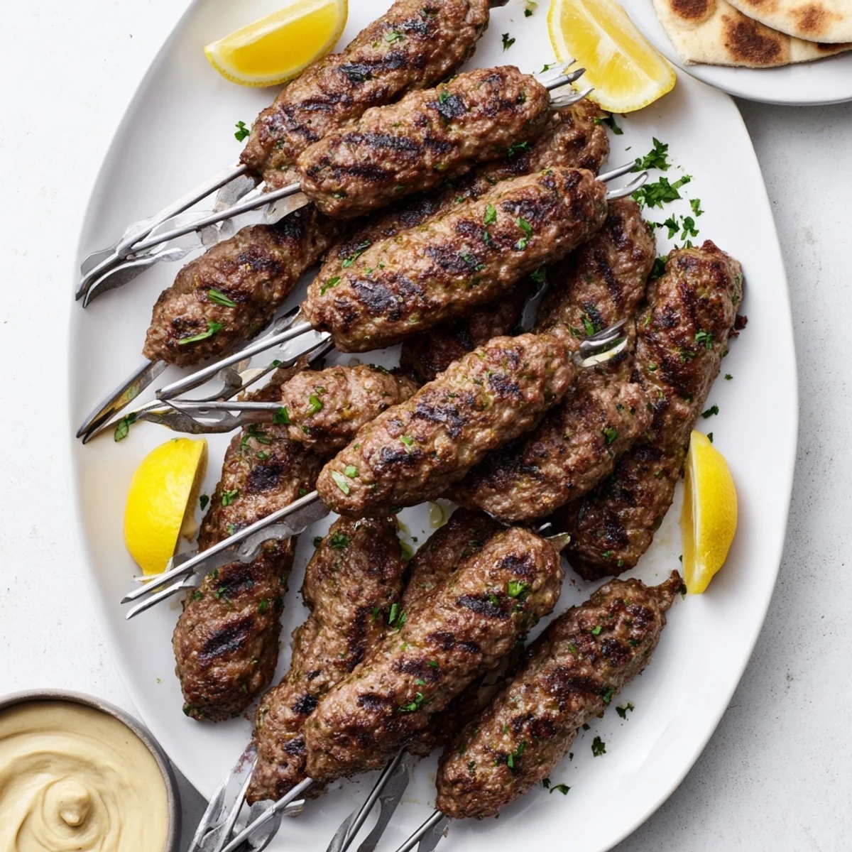 Libanesische Kafta Kebabs zubereiten