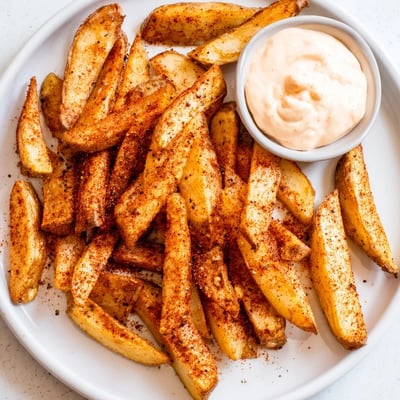 Cajun gewürzte Pommes Mayo